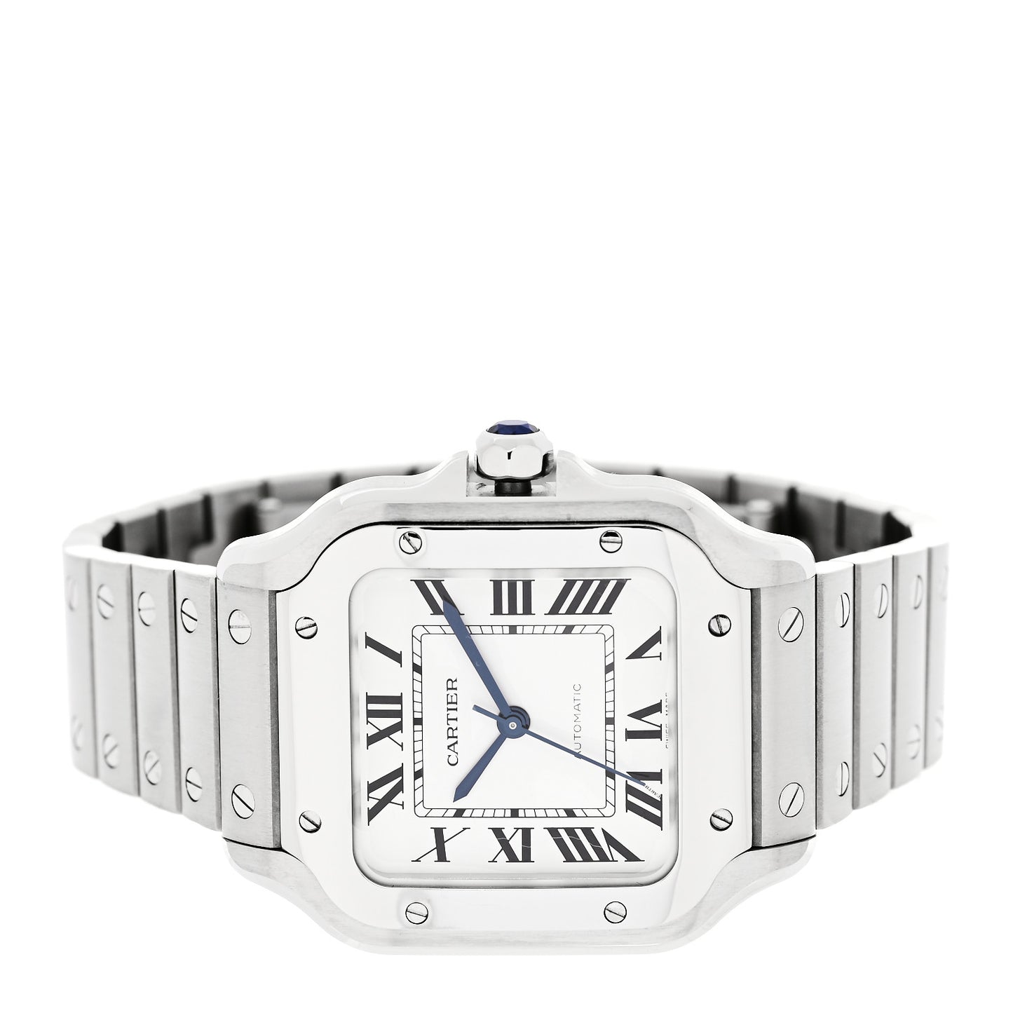 Stainless Steel 35mm Santos de Cartier Automatic Watch