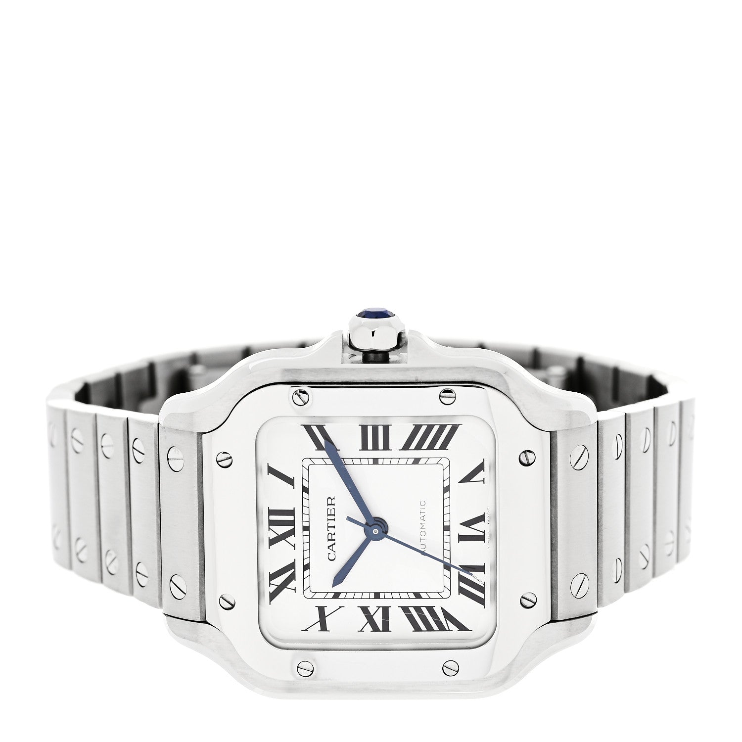 Cartier Stainless Steel 35mm Santos de Cartier Automatic Watch 2 of 5