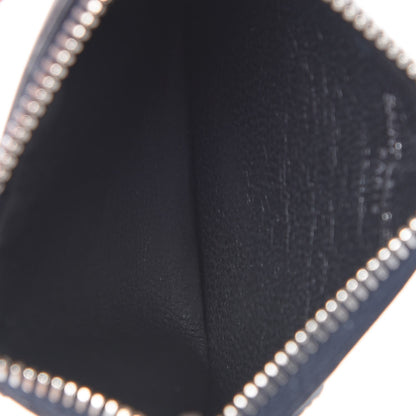 Saint Laurent Calfskin 5 Fragments Stars Zip Pouch Card Holder Blue 5 of 8