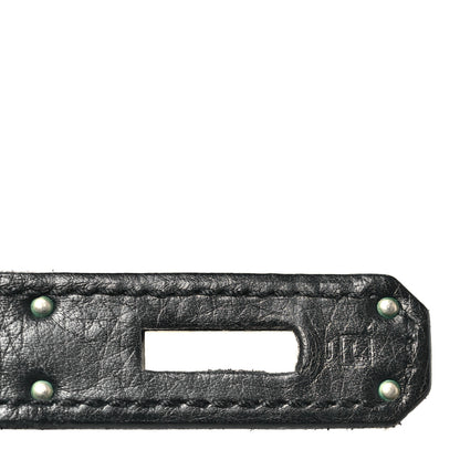 Hermes Taurillon Clemence Birkin 35 Black 7 of 15