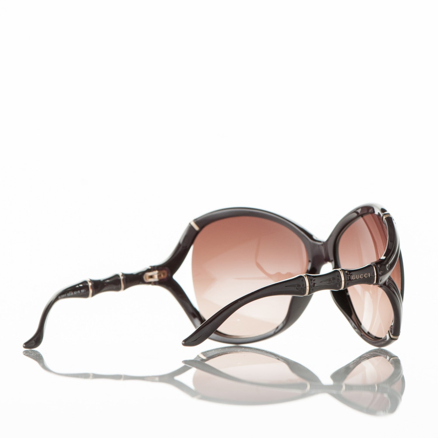 Gucci Bamboo Sunglasses 3509/S Dark Brown 4 of 10