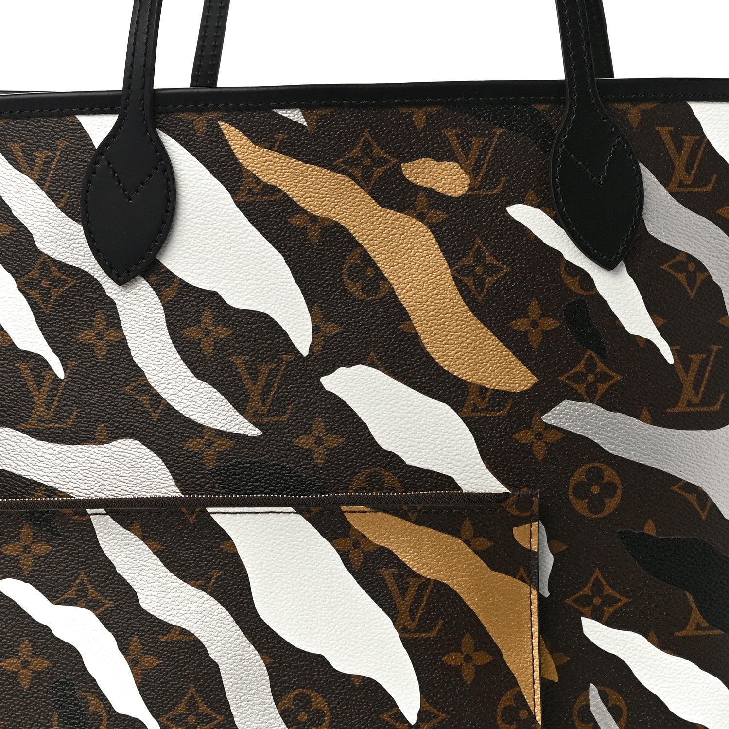 Louis Vuitton X LOL Monogram Neverfull MM Gold Silver 10 of 10