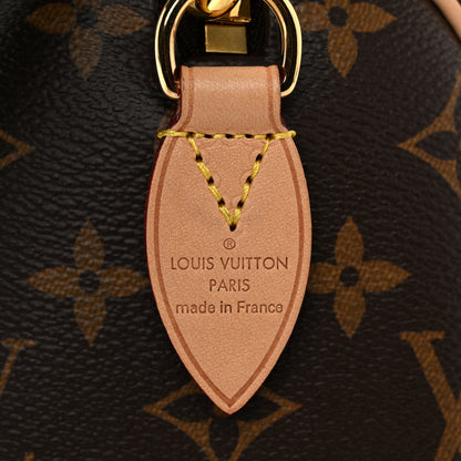 Louis Vuitton Monogram Speedy Bandouliere 20 Black 6 of 9