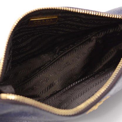 Prada Craquele Wristlet Bleuette 6 of 7