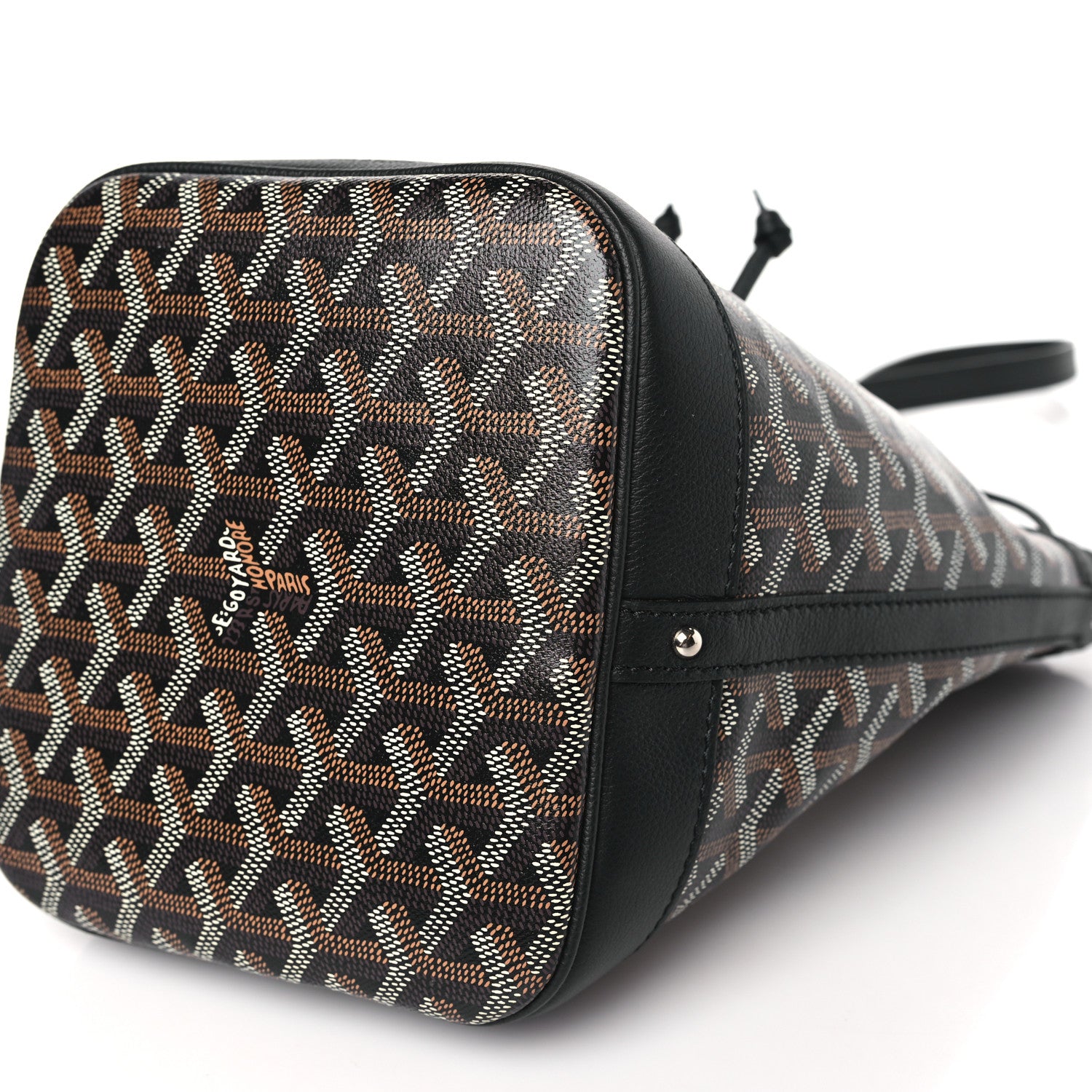 Goyard Goyardine Petit Flot Bucket Bag PM Black 7 of 7