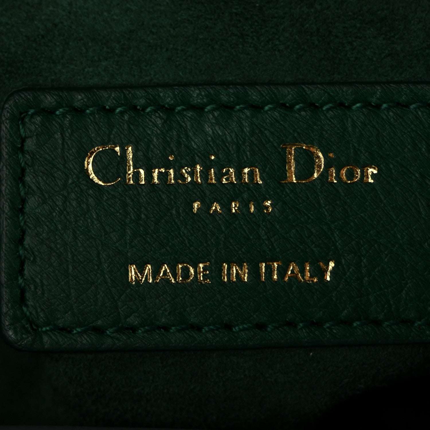 Christian Dior Ostrich Small Lady Dior Green 1915647 – FASHIONPHILE