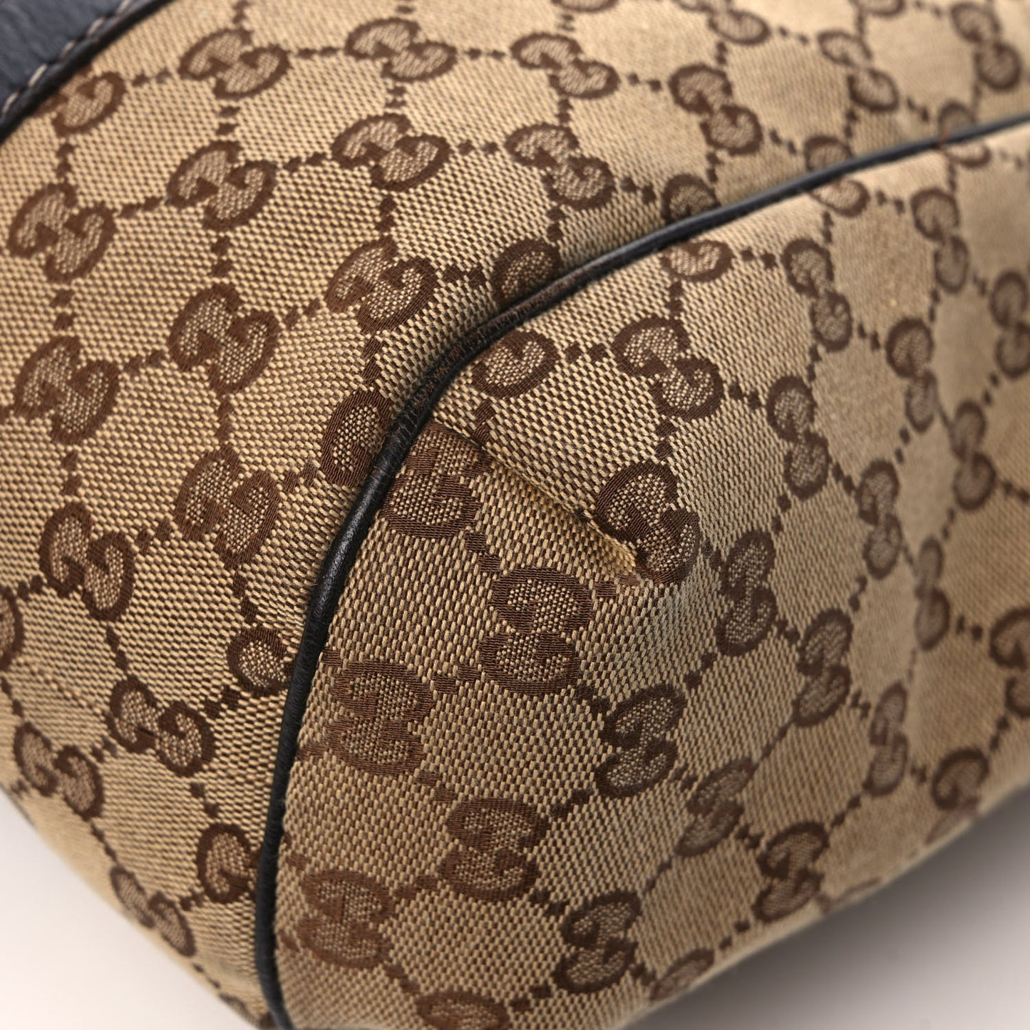 Monogram New Ladies Web Tote Dark Brown