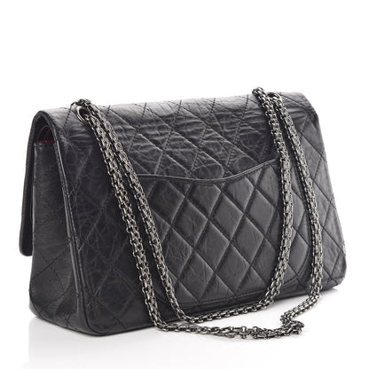 Chanel Aged Calfskin Quilted 2.55 Reissue 227 Flap Black 3 of 15