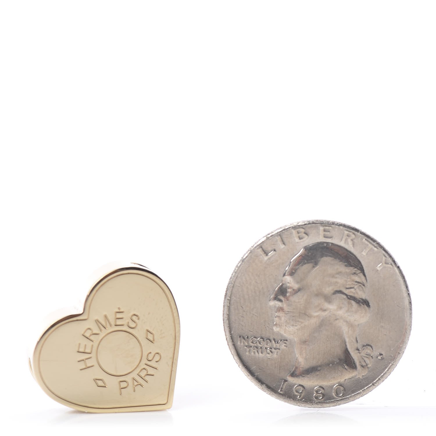 Hermes Permabrass Mini Coeur Scarf Ring 2 of 3
