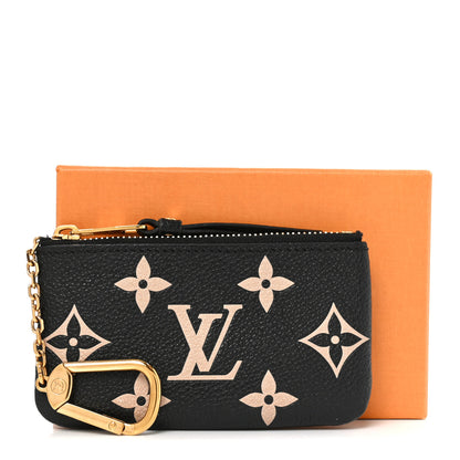 Louis Vuitton Empreinte Monogram Giant Key Pouch Black Beige 7 of 7