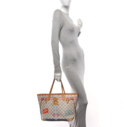 Louis Vuitton Damier Azur Summer Trunks Neo Neverfull MM 2 of 10