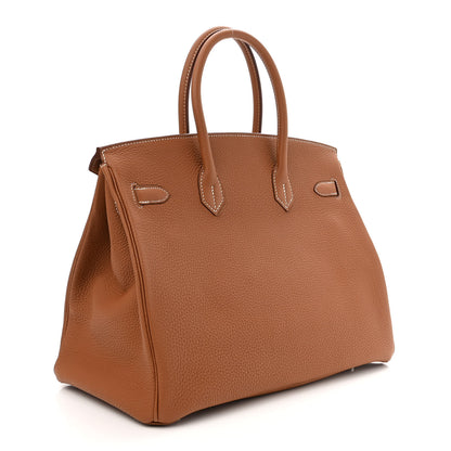 Hermes Togo Birkin 35 Gold 3 of 11
