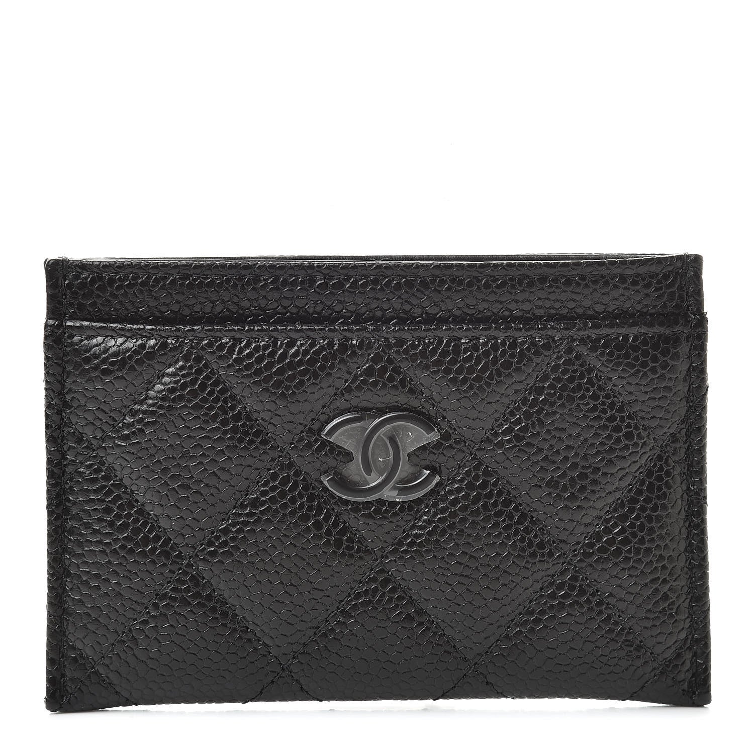 Chanel Caviar Quilted Incognito Card Holder Black 1 of 9