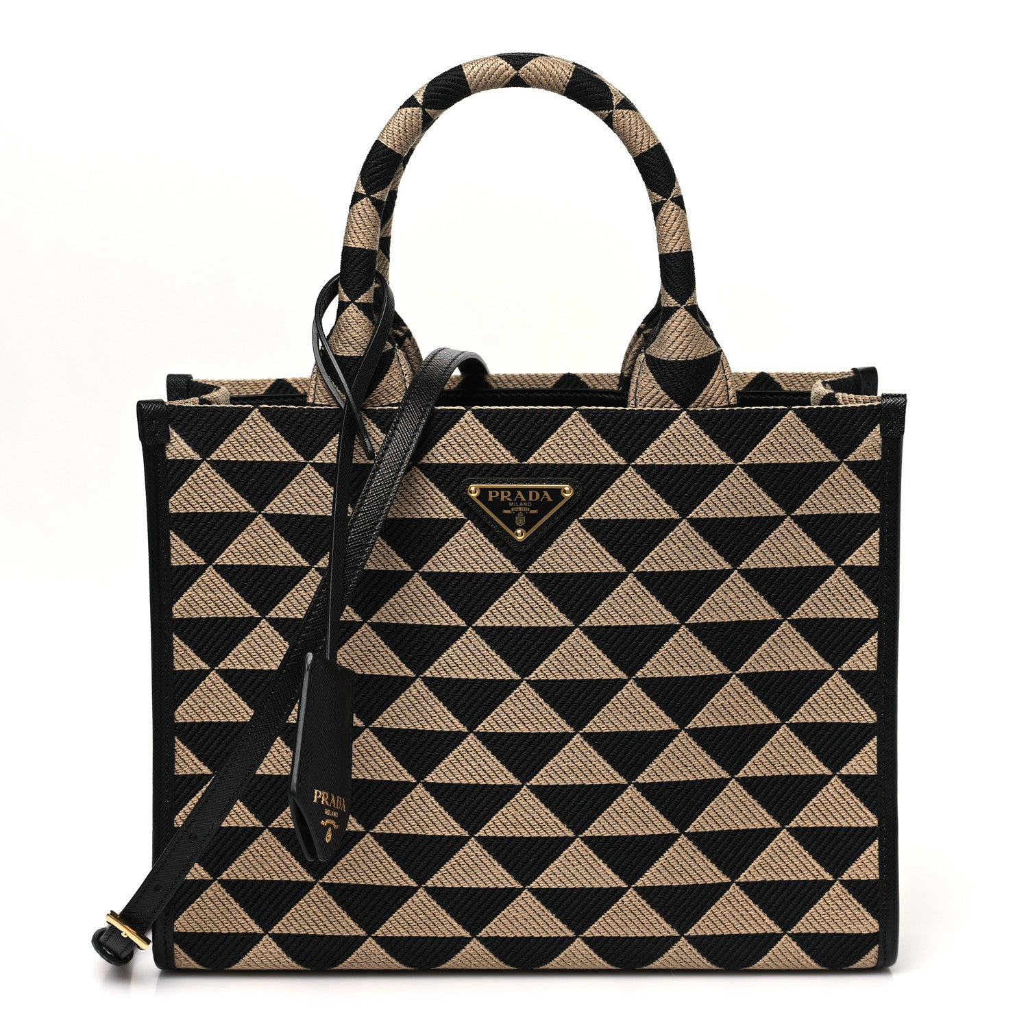 【non】PRADA SAFIANO L PRADA Re-Nylon 2VD043 Safiano leather black Women Shoulder Bag | eBay