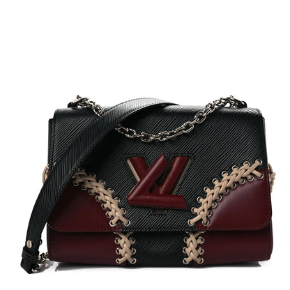 Louis Vuitton Epi Braided Twist Shoulder Bag MM Black 1 of 8