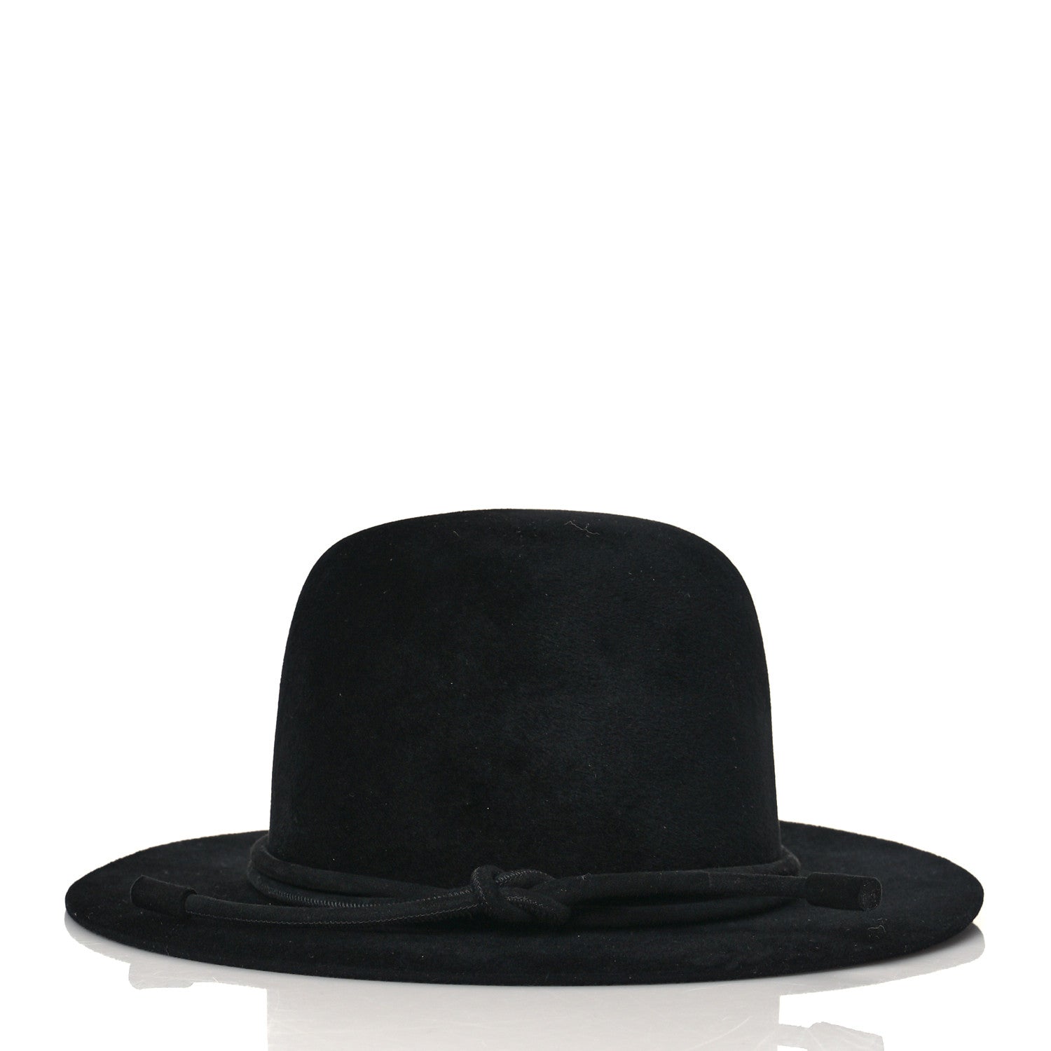 Hermes Rabbit Felt Vicky Hat 59 Black 3 of 8