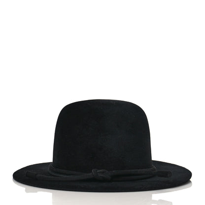 Hermes Rabbit Felt Vicky Hat 59 Black 3 of 8