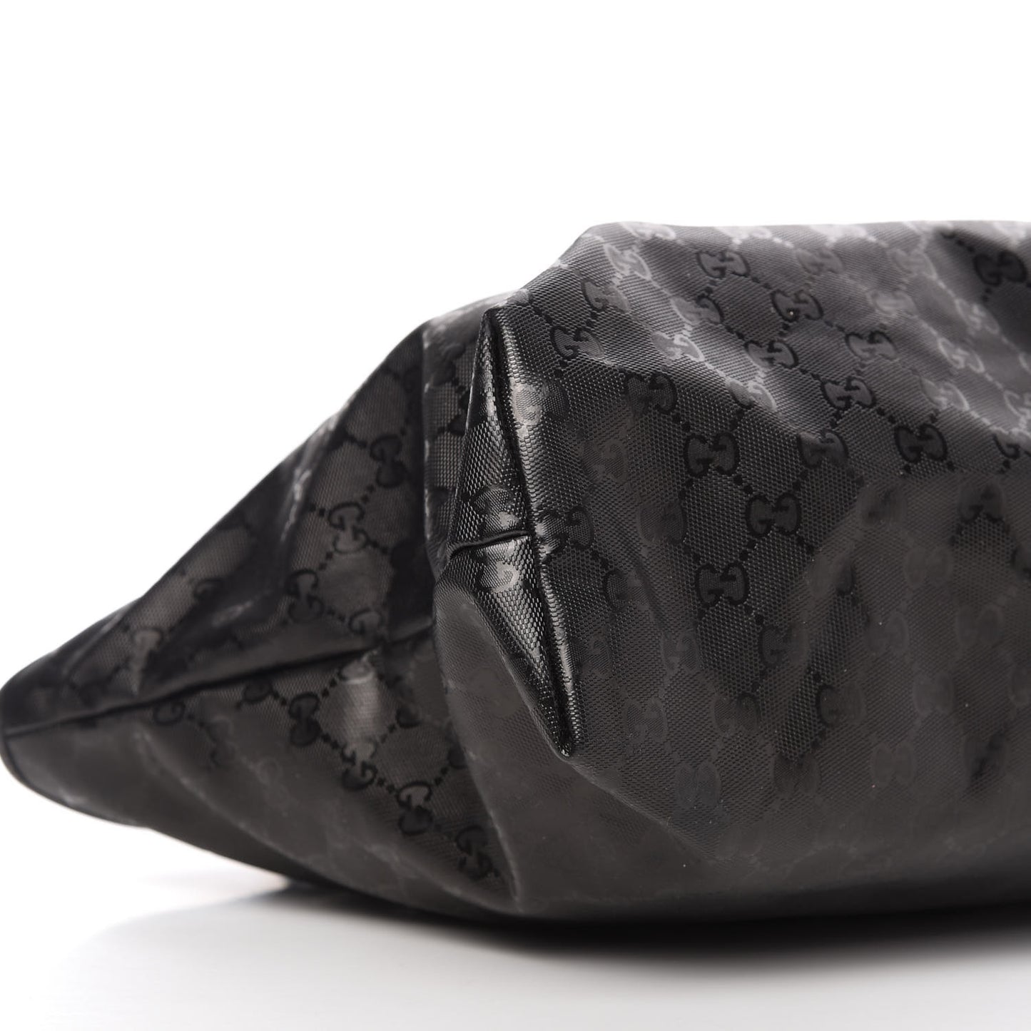 Imprime Monogram Medium Zippered Shopping Tote Black