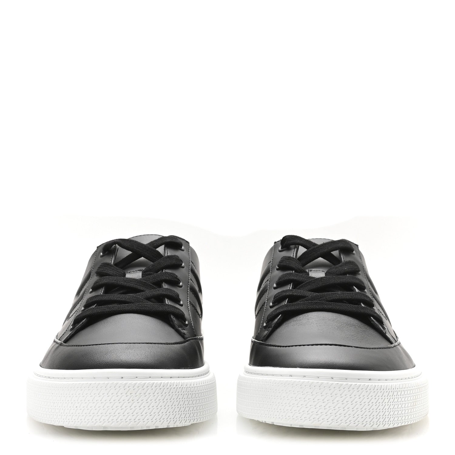 Hermes Calfskin Mens Deep Sneakers 44 Black 3 of 8