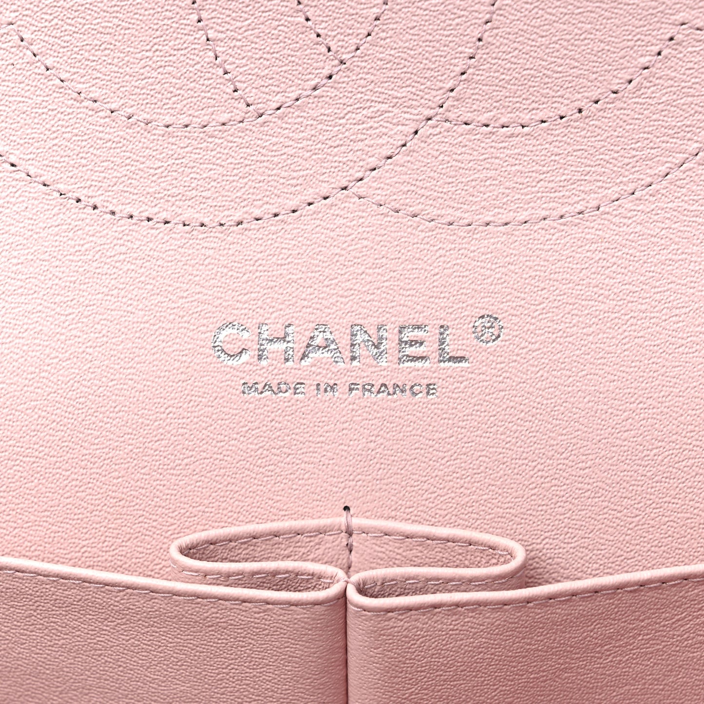 Caviar Quilted Jumbo Double Flap Light Pink