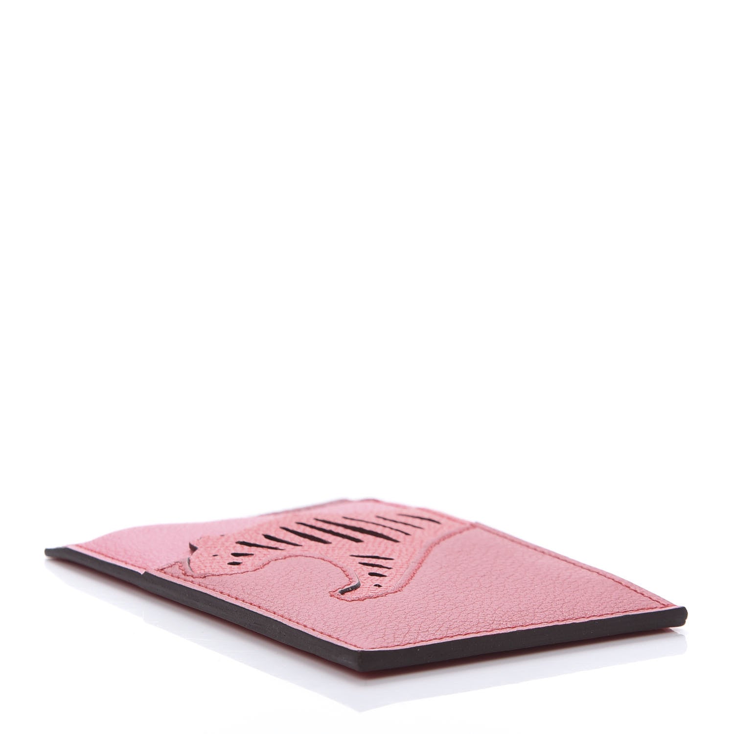 Hermes Epsom Togo Evercolor Rooroo 3CC Card Holder Rouge De Coeur Rose Texas Rose Azalee 4 of 9