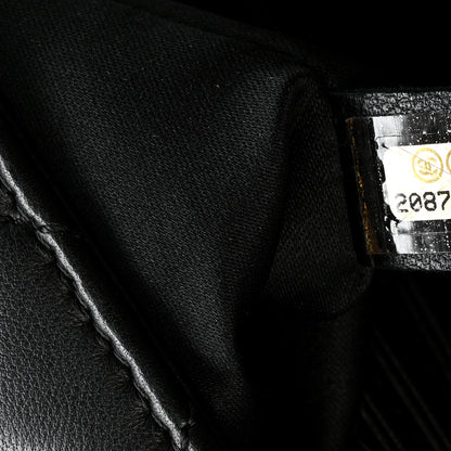 Chanel Lambskin Quilted Jumbo Chanel by 4 Flap Black 9 of 16