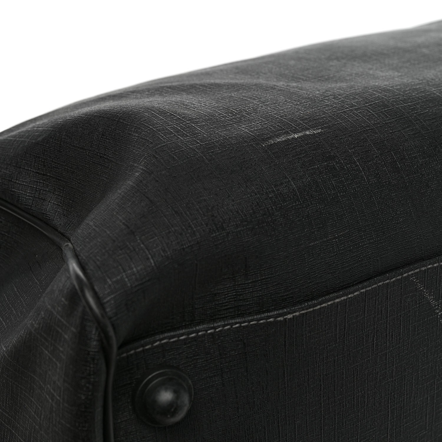 Gucci Coated Canvas Interlocking G Duffle Bag Black 9 of 16