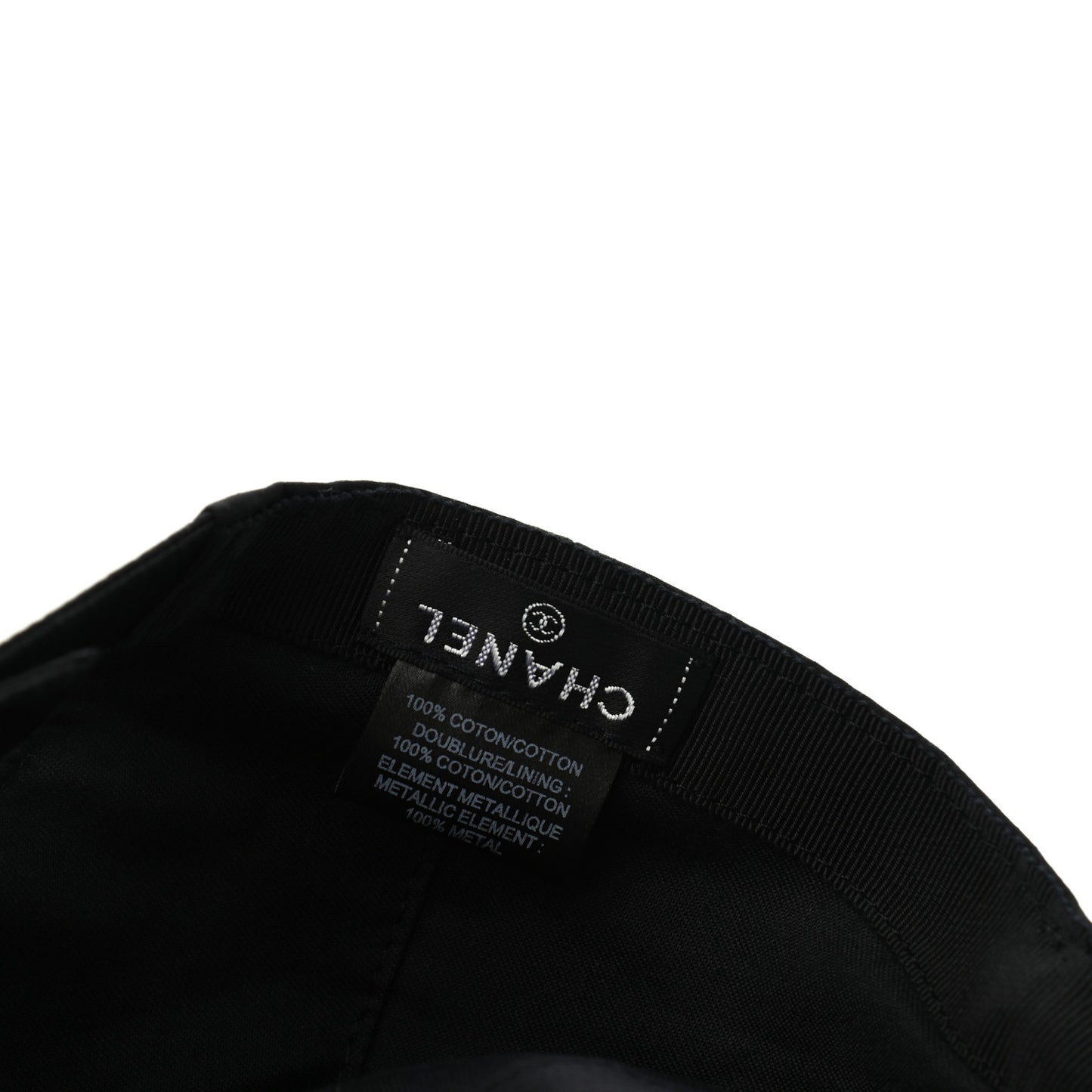 Cotton CC Cap Hat Black