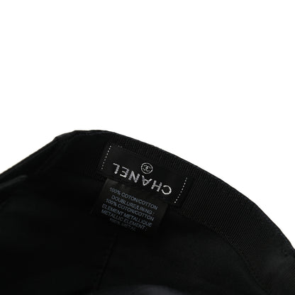 Chanel Cotton CC Cap Hat Black 8 of 8