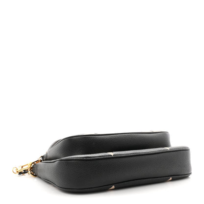 Louis Vuitton Empreinte Monogram Giant Multi Pochette Accessories Black Beige 4 of 10
