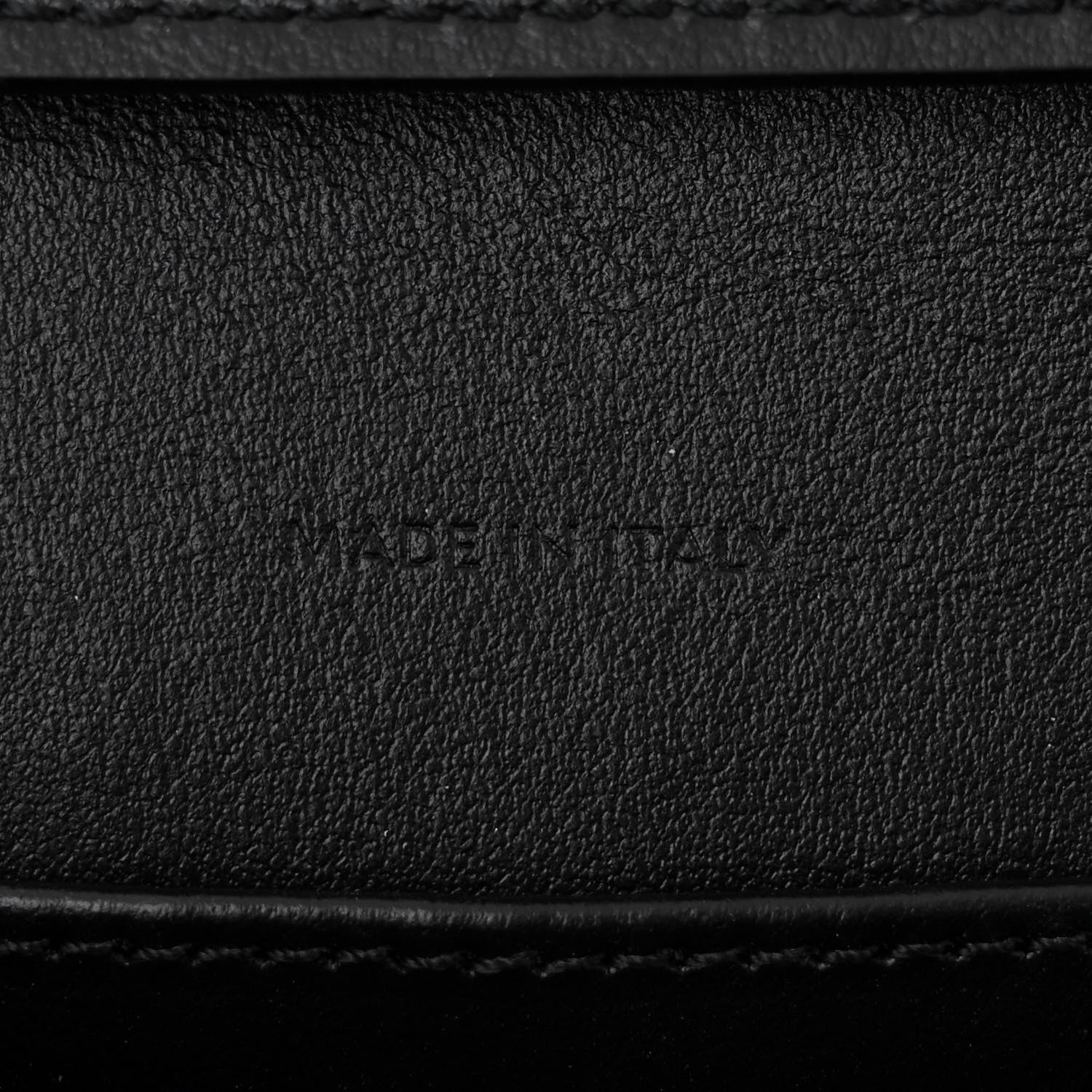 Celine Shiny Calfskin Triomphe Margo Wallet on Chain Black 7 of 10