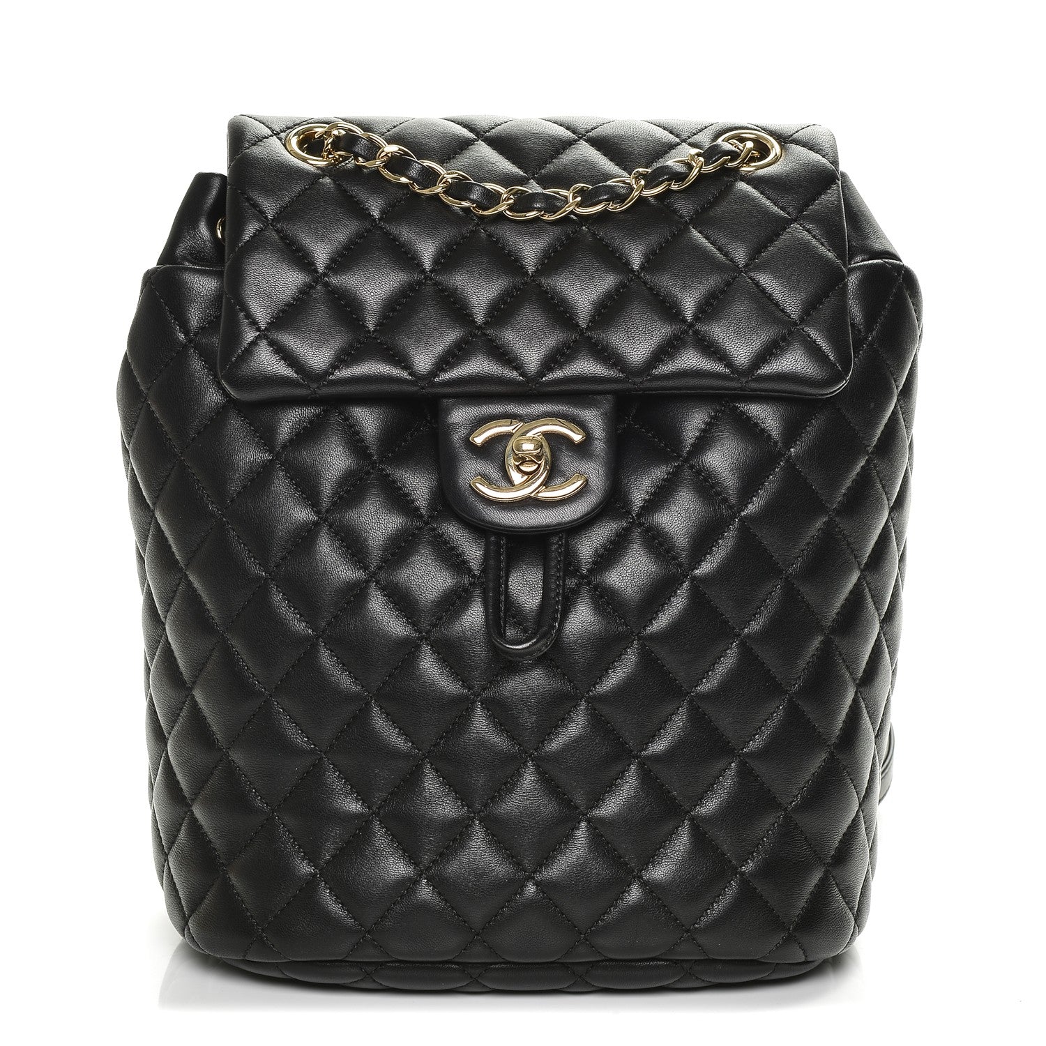Chanel Lambskin Quilted Small Urban Spirit Backpack Black 1 of 7