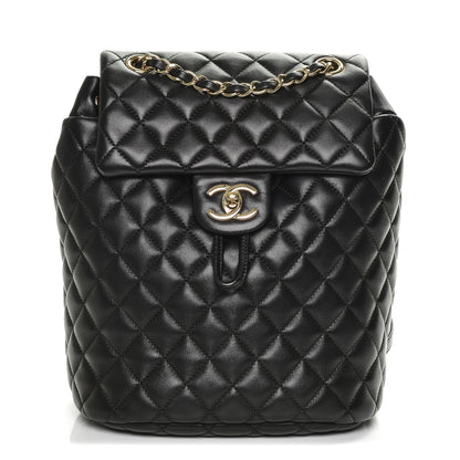 Chanel Lambskin Quilted Small Urban Spirit Backpack Black 1 of 7