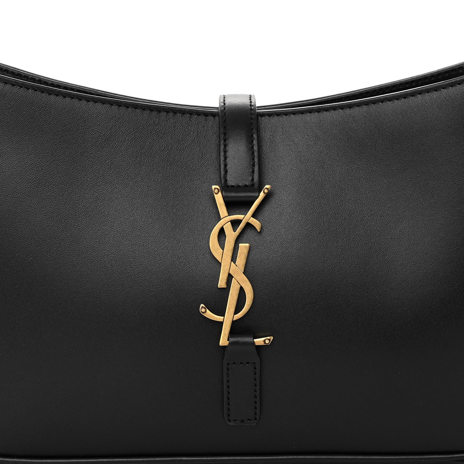 Saint Laurent Smooth Calfskin Le 5 A 7 Hobo Black 7 of 9