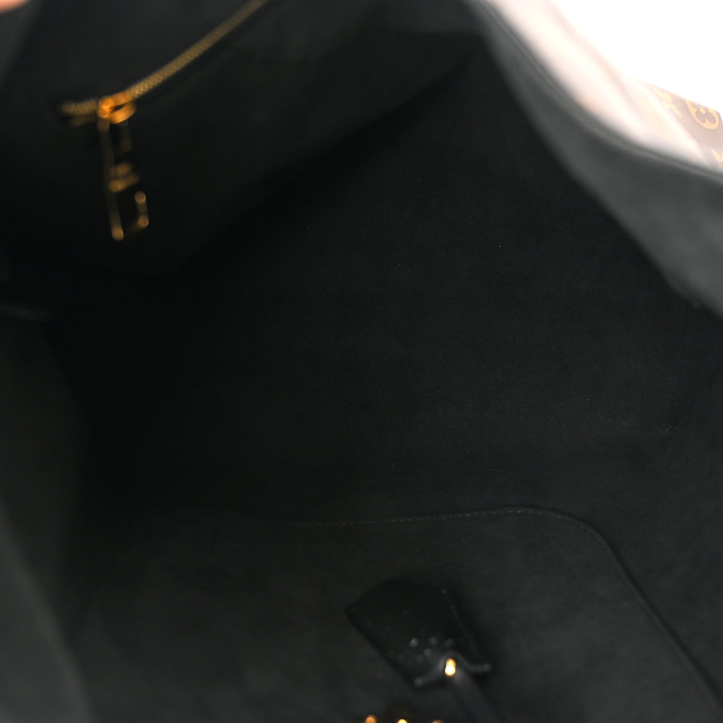 Monogram Flower Hobo Black