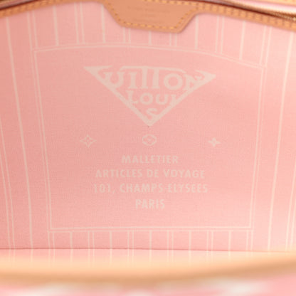 Louis Vuitton Monogram Giant By The Pool Neverfull MM Light Pink 7 of 10