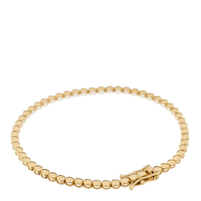 Jennifer Meyer 18K Yellow Gold Mini Bezel Tennis Bracelet 2 of 4