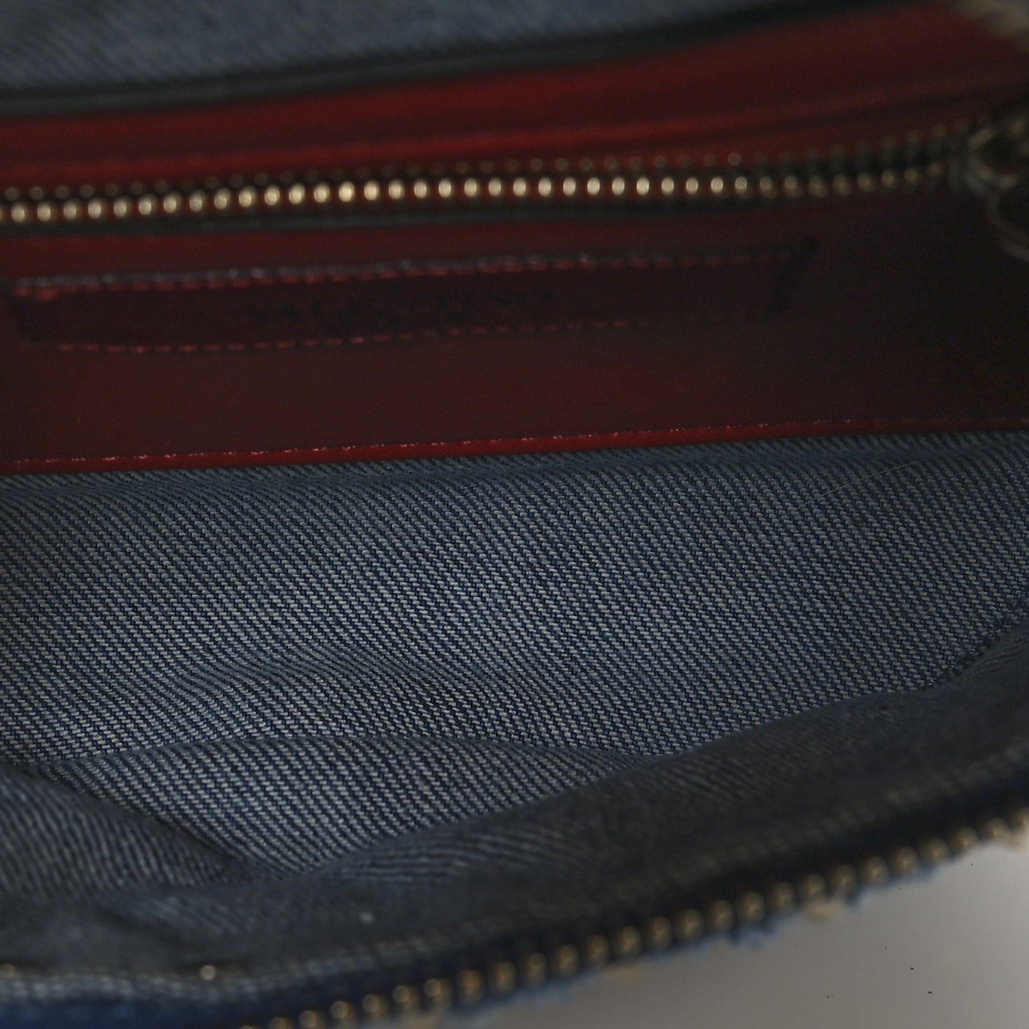 Valentino Garavani Denim Rockstud Spike Belt Bag 95 Denim 5 of 9