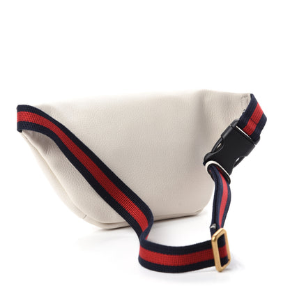 Gucci Grained Calfskin Small Logo Belt Bag White 3 of 10