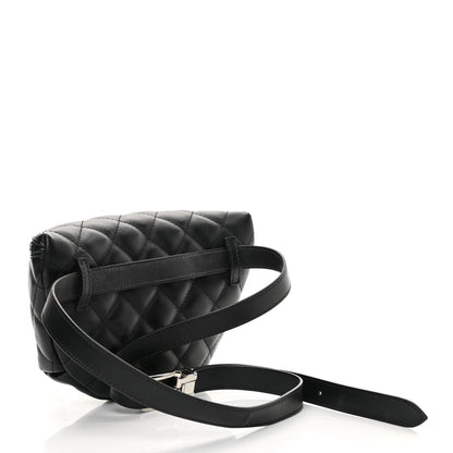 Chanel Lambskin Quilted Waist Belt Bag Black 3 of 14