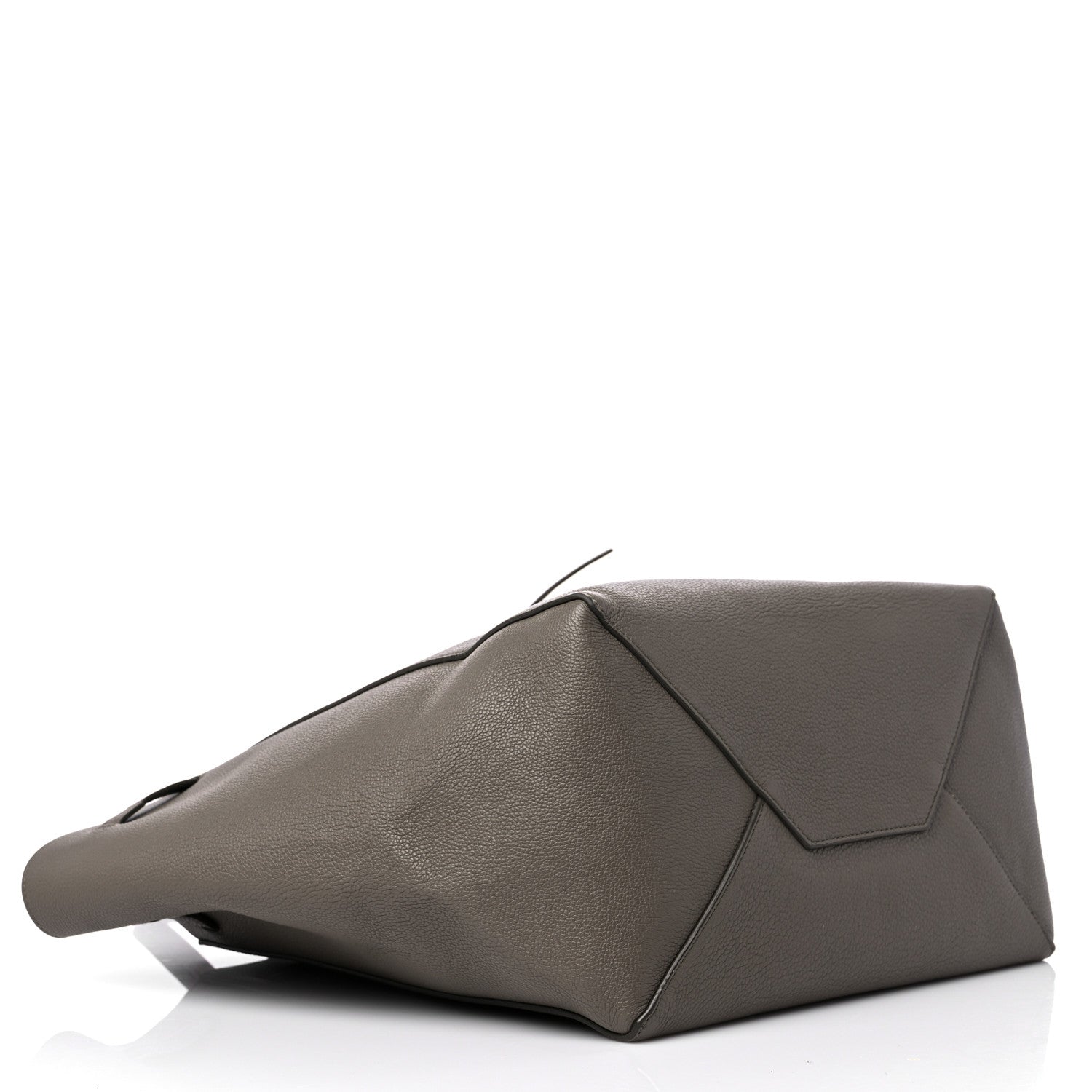 Celine Soft Grained Calfskin Small Belt Cabas Phantom Taupe 3 of 10