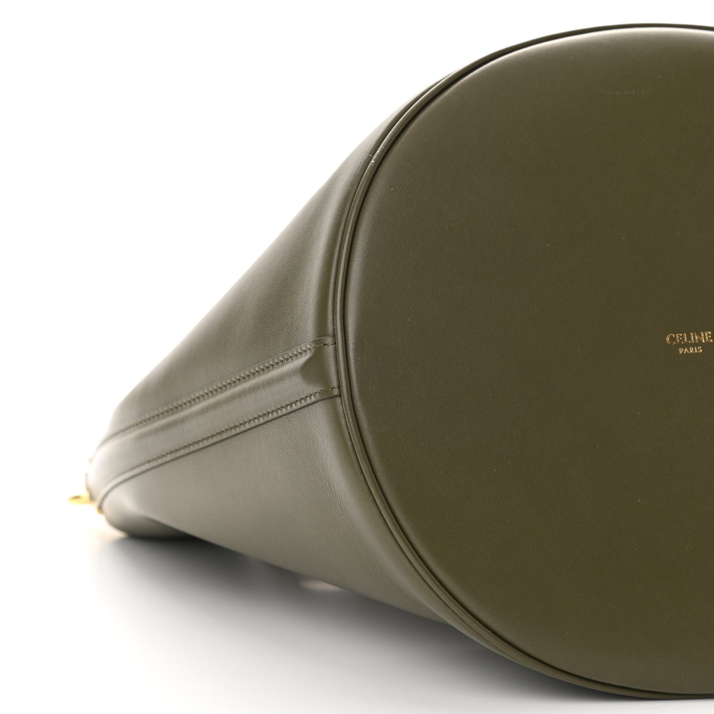 Smooth Calfskin Bucket 16 Bag Dark Olive