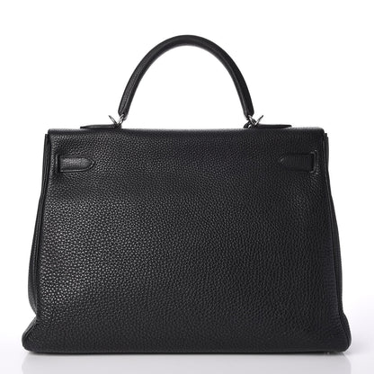 Hermes Togo Kelly Retourne 35 Black 5 of 31