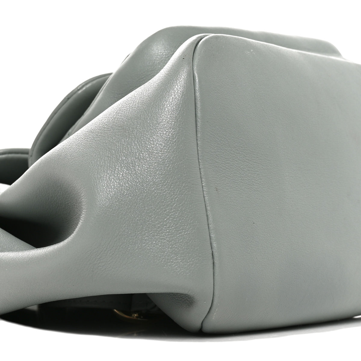 Chanel Lambskin Quilted Large Duma Drawstring Backpack Grey 9 of 10