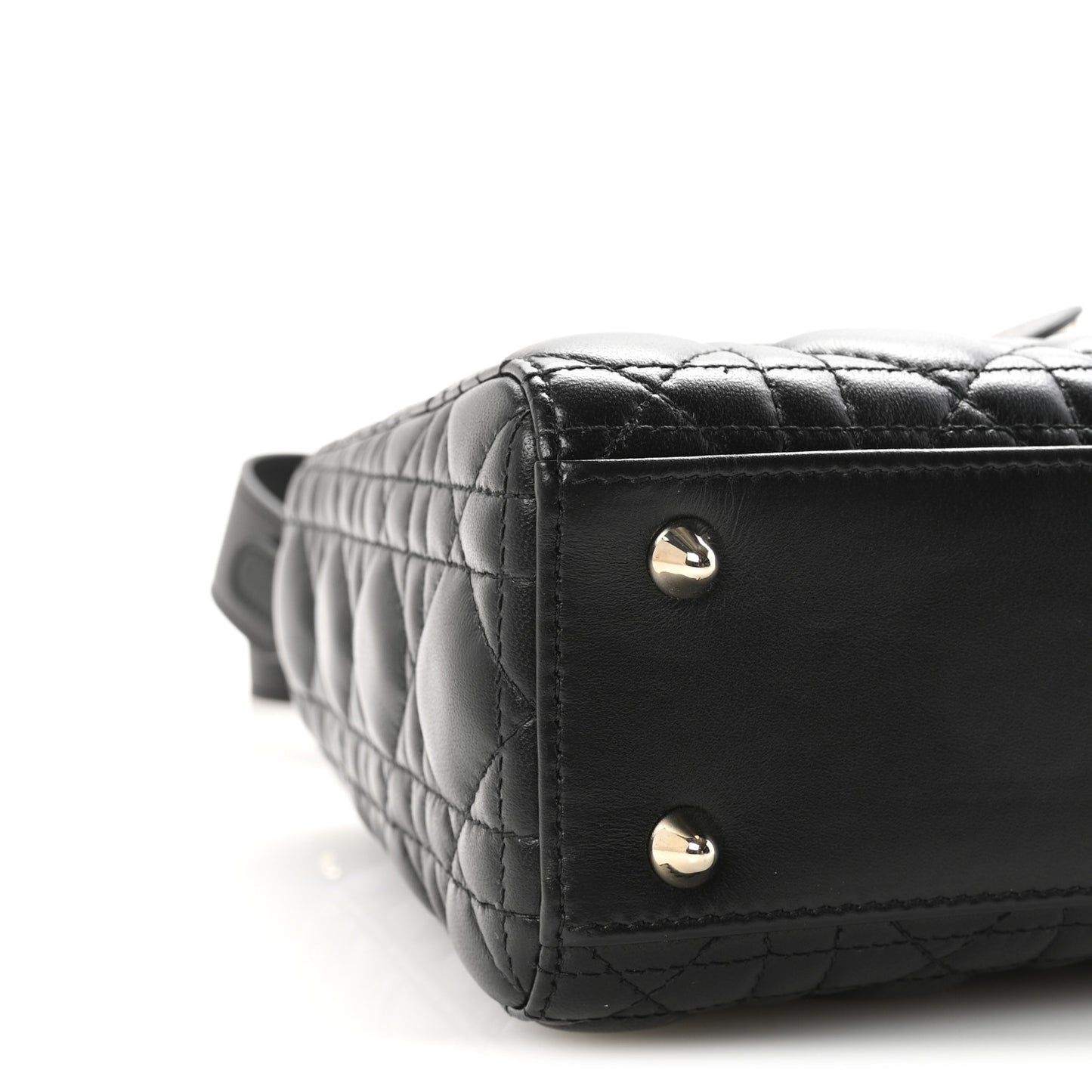 Lambskin Cannage Small My ABCDior Lady Dior Black