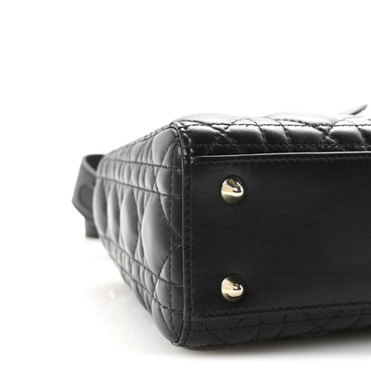 Christian Dior Lambskin Cannage Small My ABCDior Lady Dior Black 8 of 10