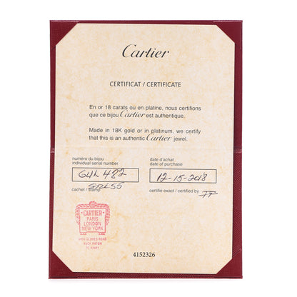 Cartier 18K Yellow Gold 3.5mm LOVE Wedding Band Ring 55 7.25 5 of 6