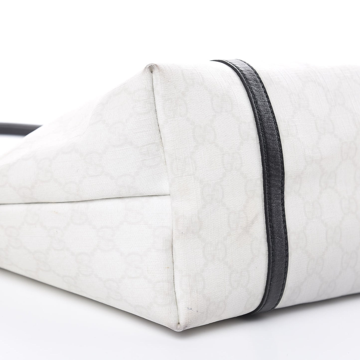 GG Plus Monogram Medium Joy Tote White
