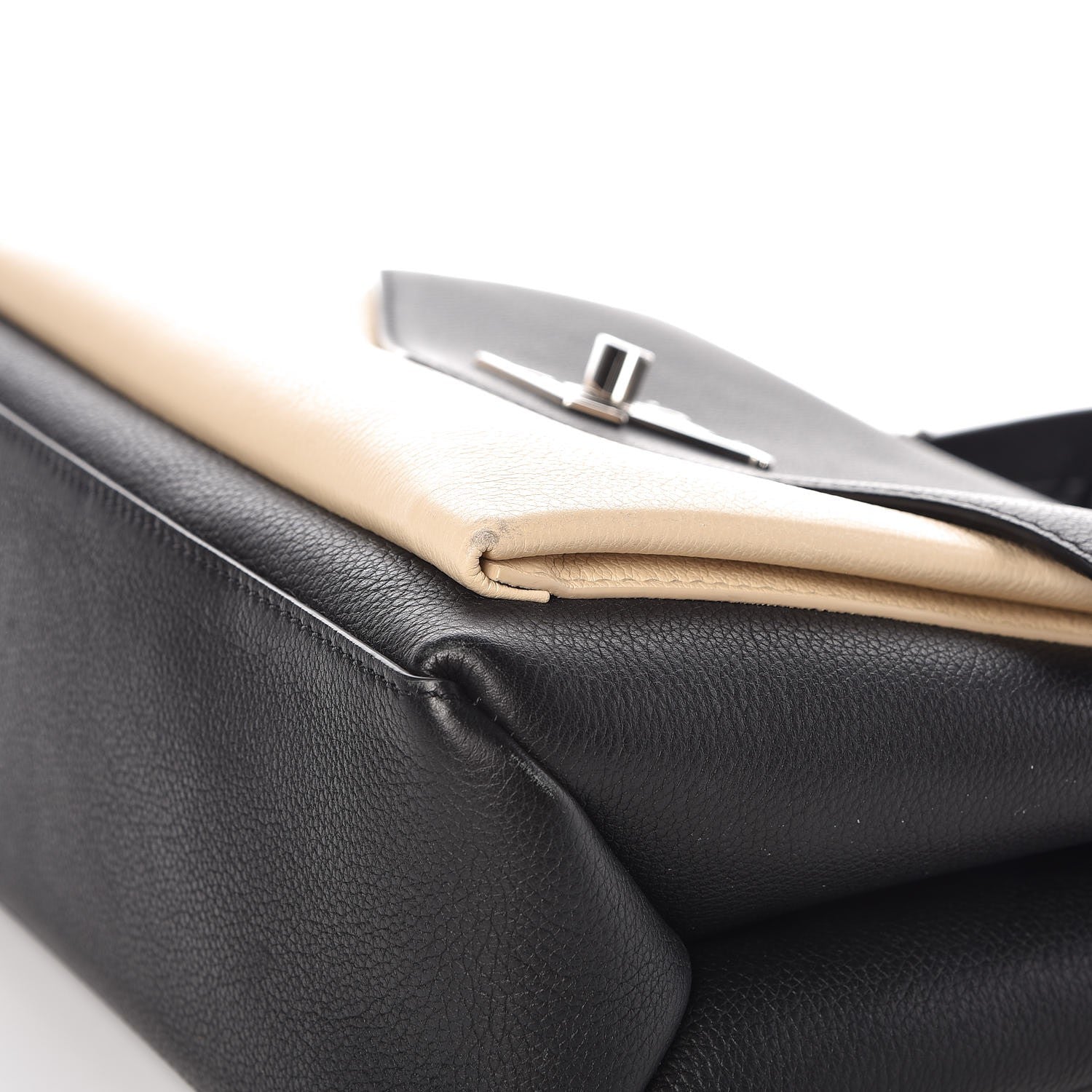 Louis Vuitton Soft Calfskin My Lockme Top Handle Vanille Black 11 of 13