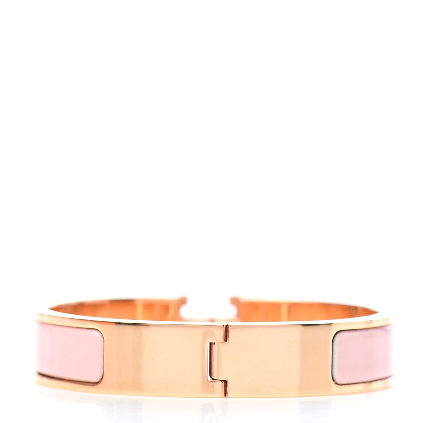 Enamel Narrow Clic Clac H Bracelet Rose Cassata